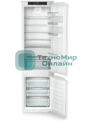 Встраиваемый холодильник Liebherr Pure, ниша 194 см, EasyFresh, МК NoFrost 3 контейнера, сенсорный дисплей Touch, door-on-door.