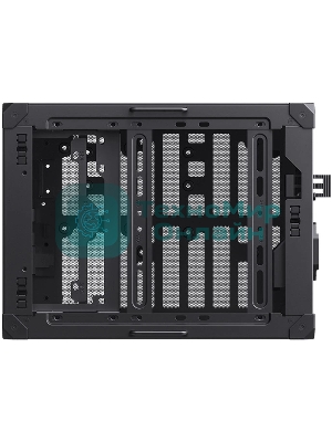Компьютерный корпус JONSBO C6-ITX Black ITX без БП, боковая панель из закаленного стекла, mini-ITX, черный