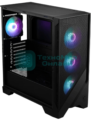 Компьютерный корпус MSI MAG FORGE 320R AIRFLOW, Global, 2xUSB 3.2 Gen 1, 4x120мм ARGb Fan, ESDARGb Control Board, Tempered