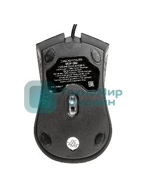 Мышь проводная Dialog Pointer MOP-08U черный, 800 dpi, USB, кнопки - 3