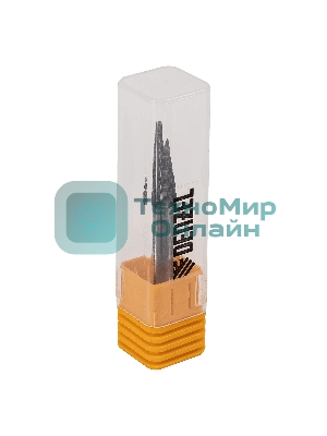 Борфреза по металлу Denzel твердосплавная, коническая закругленная, тип-L, 8 мм