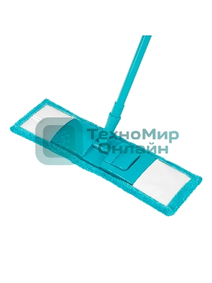Швабра Home Palisad 120 см с пластик. складной подошвой, насадка из микрофиб, рукоятка телескоп.