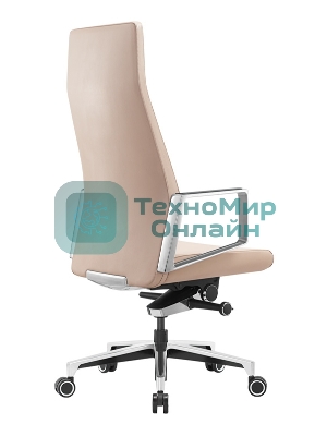 Кресло Бюрократ JONS/BEIGE бежевый, кожа