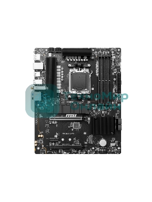 Материнская плата MSI PRO B650-S WIFI, AM5, AMD B650, 4xDDR5, 4xSATA, 2xM.2, 1xPCI-E 4.0 x16, 1xPCI-E 4.0 x4, 1xHDMI, 1xDP, 1x2.5Gb LAN, 3xUSB 3.2 Gen 1, 3xUSB 3.2 Gen 2, 6x3.5 мм, 7.1, Standard-ATX