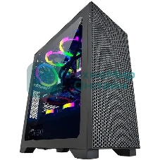 Компьютерный корпус Azza Hive черный без БП ATX 8x120мм 5x140мм 2xUSB 2.0 1xUSB 3.0 audio bott PSU