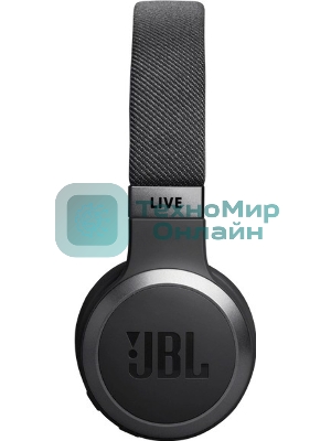 Беспроводные/проводные наушники JBL Live 670NC черный, накладные, Bluetooth + проводной, адаптивное шумоподавление, быстрая зарядка