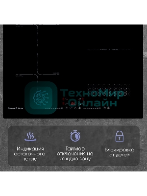 Индукционная варочная панель Zigmund & Shtain CI 61.6 B черный