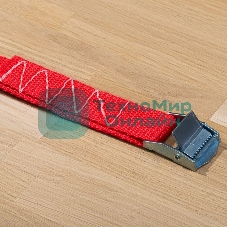 Ремень Rexant для крепления груза, с фиксатором, 6м красный