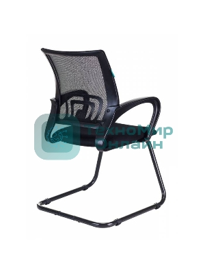 Кресло Бюрократ CH-695N-AV/B/TW-11 черный, экокожа, 120 кг, механизм качания