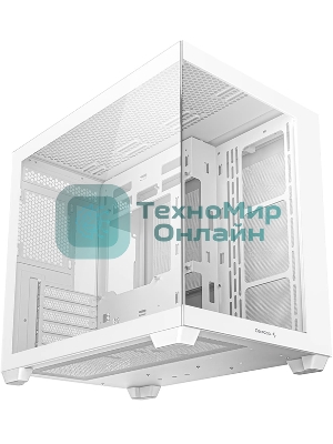 Компьютерный корпус Deepcool CG530 WH белый без БП ATX 2x120мм 2x140мм 2xUSB2.0 1xUSB3.0 audio bott PSU