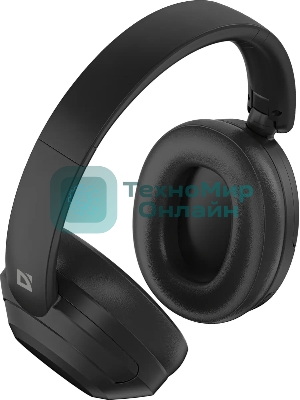 Беспроводные/проводные наушники Defender FreeMotion B490 черный, накладные, Bluetooth + проводной, складная конструкция, микрофон, до 14 ч