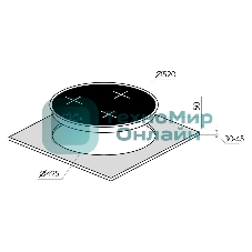 Газовая варочная панель Maunfeld EGHG.43.23CW/G