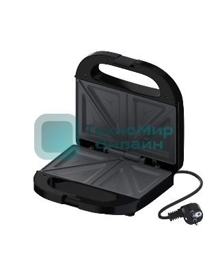 Сэндвичница MAXVI SM751S silver-black