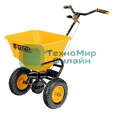 Механическая сеялка на колесах Denzel 45 л