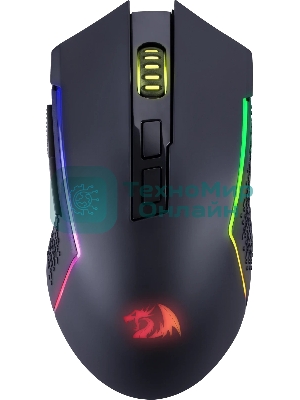 Комплект клавиатура+мышь Redragon S136 беспроводной, USB + Bluetooth, 8000 DPI, чёрный