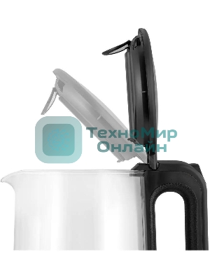 Чайник электрический Maunfeld MGK-612BK, 1.7л, стекло/металл