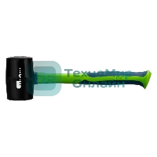 Киянка резиновая Сибртех 680 г, черная резина, фибергласовая рукоятка