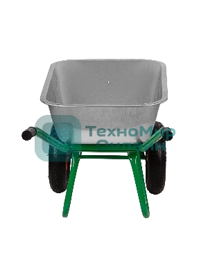 Тачка садово-строительная Palisad 2-х колесная, усиленная, грузоподъемность 320 кг, объем 100 л