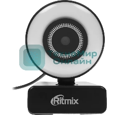 Веб-камера Ritmix RVC-250 2592x1944, 30 кадр/с, USB Type-A, микрофон, автоматическая фокусировка, универсальное крепление