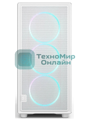 Корпус Fractal Design Epoch XL White TG RGB Clear Tint, Full-Tower, белый, 3 x 140 мм