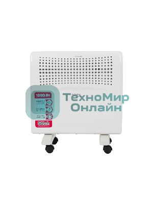 Конвектор электрический Engy Energo EN-1000E белый, 1000 Вт, 15 м2, термостат