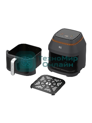 Аэрогриль BQ AF6011S, 1700 Вт, 6 л., серый