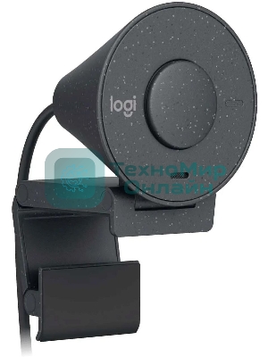 Веб-камера Logitech Brio 300 1920x1080, 30 кадр/с, USB Type-C, микрофон (шумоподавление), автоматическая фокусировка, автоосвещение, универсальное крепление