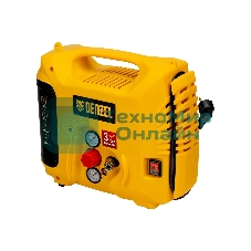 Компрессор воздушный Denzel DL1300, 10 бар, 1,3 кВт, 180 л/мин, 5 л, с набором аксессуаров