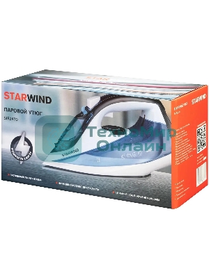 Утюг Starwind SIR2430 2400 Вт голубой/белый
