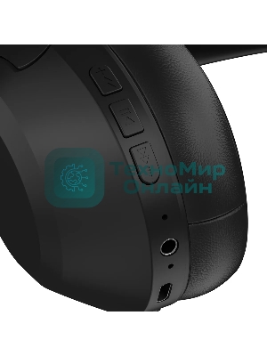 Беспроводные/проводные наушники Defender FreeMotion B490 черный, накладные, Bluetooth + проводной, складная конструкция, микрофон, до 14 ч