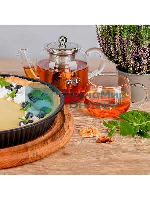 Чайник заварочный TalleR TR-31371 800 мл.Термостойкое боросиликатное стекло.