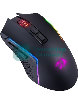 Комплект клавиатура+мышь Redragon S136 беспроводной, USB + Bluetooth, 8000 DPI, чёрный