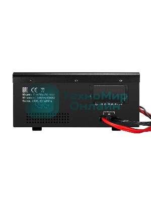 Источник бесперебойного питания (инвертор, синус, для котла, настенный) ExeGate FineSine SX-7000.LCD.AVR.2SH.T 7000VA/5000W, чистая синусоида, цветной LCD-дисплей, AVR, 2*Schuko+клеммы, линейно-интерактивный, внешняя батарея 48В до 200А·ч (поставляется отдельно), крепление настенное, черный