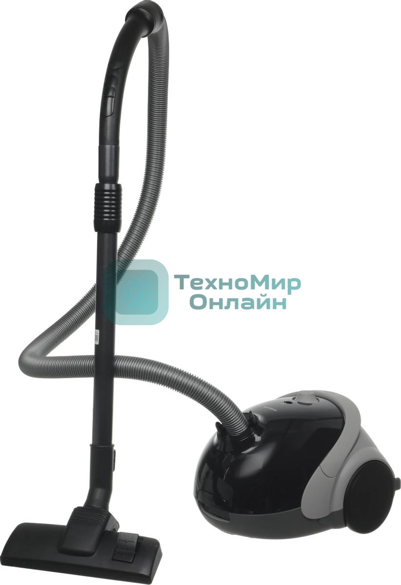 Пылесос Samsung VCC5241S3K/XEV черный/серый, 410/1800 Вт, уборка сухая, пылесборник мешок 2.4 л