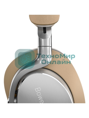 Беспроводные/проводные наушники Bowers & Wilkins PX8 Tan, полноразмерные, Bluetooth + проводной, активное шумоподавление, до 30 ч