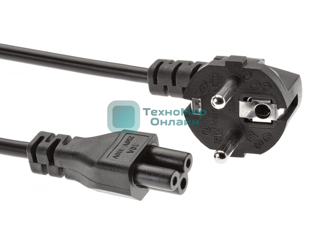 Кабель питания для ноутбуков Aopen (ACE022-1.8M) 1.8м3Gx0.5мм