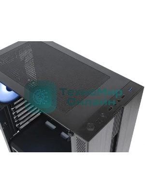 Компьютерный корпус ATX Eurocase A31 ARGB черный без БП закаленное стекло USB 3.0