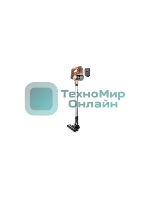 Пылесос вертикальный BRAYER BR4261 бежевый, питание от аккумулятора, 80 Вт, уборка сухая, пылесборник 1 л, работа от АКБ max 35 мин