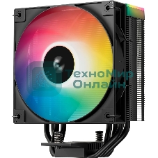 Кулер для процессора DEEPCOOL AG400 BK ARGb V2 черный 120мм алюминий+медь 2100rpm 31.6db 4-pin 220W 154мм