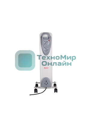 Обогреватель масляный Ресанта ОМ-9А (9 секций), белый, 2000 Вт, 20 м2, термостат 67/3/16