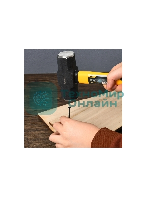 Кувалда Deli DL447003 1,36кг, рукоятка из высокопрочного стекловолокна