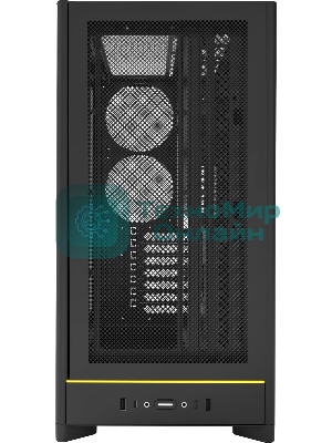 Компьютерный корпус Montech HS01 черный без БП ATX 2xUSB 3.0 1xUSB3.1 audio bott PSU