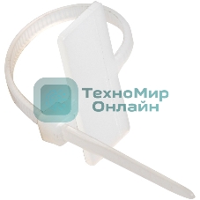 Хомут кабельный IEK UHH62-3-100-100 ХП2 2.5х100 нейл. белый с таб. 24х10 (уп. 100 шт)