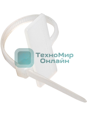 Хомут кабельный IEK UHH62-3-100-100 ХП2 2.5х100 нейл. белый с таб. 24х10 (уп. 100 шт)