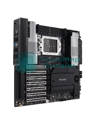 Материнская плата ASUS Pro WS WRX90E-SAGE SE, sTR5, AMD WRX90, 8xDDR5, 4xSATA, 4xM.2, 6xPCI-E 5.0 x16, 1xPCI-E 5.0 x8, 1xVGA, 2xMiniDP, 3x 10Gb LAN, 6xUSB-A 3.2 Gen 2, 1xUSB-A 2.0, 2xUSB-C USB4, 2x3.5 мм, 5.1, SSI EEB