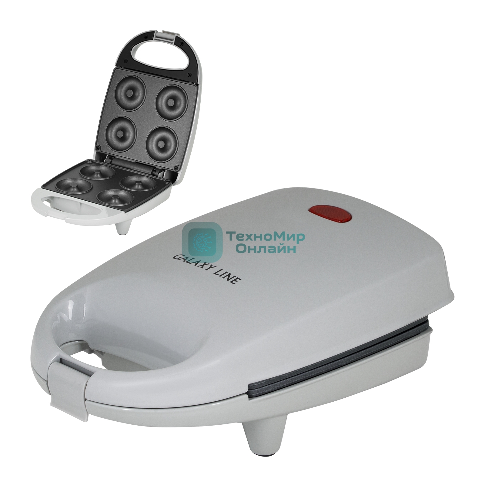 Десертница Galaxy Line GL 2983, серый, с несъемными пластинами, 650 Вт
