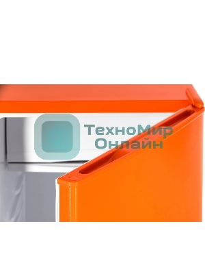 Холодильник Nordfrost NR 402 Or оранжевый однокамерный 44/11 л морозилка сверху