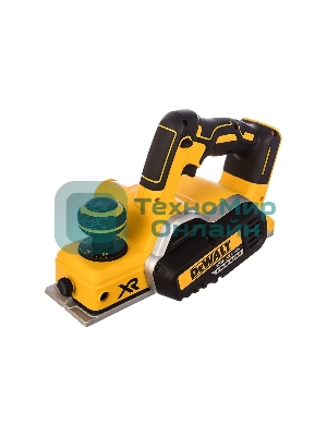 Аккумуляторный бесщеточный рубанок XR DeWalt DCP580N-XJ черный/желтый