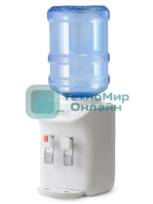 Кулер для воды Vatten D27WE, верхняя загрузка, нагрев 85 °С, охлаждение 15 °С, белый