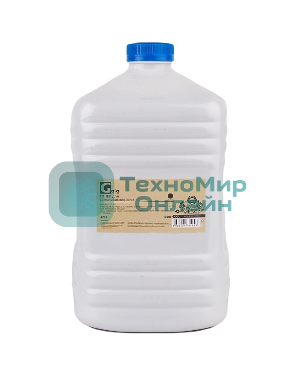 Тонер для принтеров GalaPrint Xerox P8e/P8ex/Phaser3100/3110/3117/3125/3210/3310/3300/Lexmark E310/Samsung ML-1210/1440/1610/1710/3050/3470/2850/2851/SCX-4100/5330/5530 1000гр (J201) PET Фас РФ
